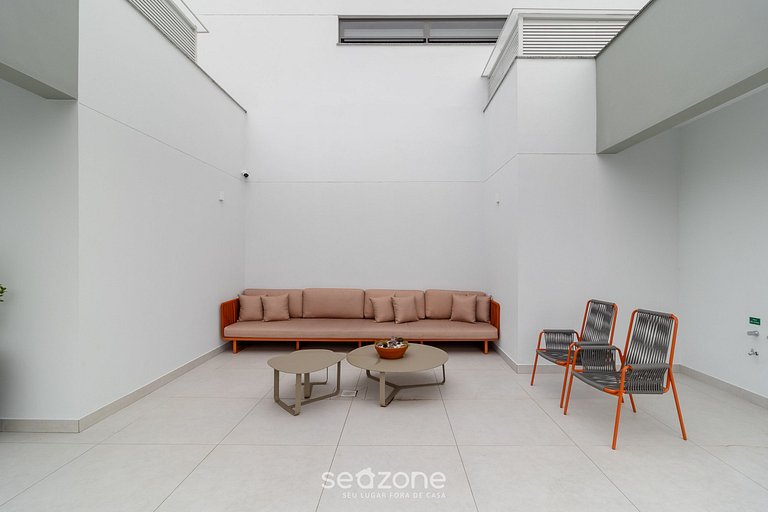 Stúdio em Condo. completo e c/ academia TRC0507