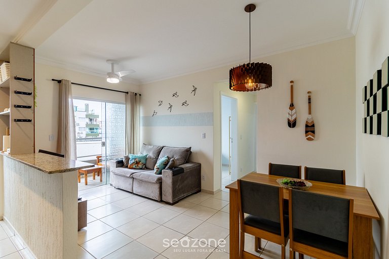 Apt c/ Churrasq. prox a praia em Ingleses ICT0104B