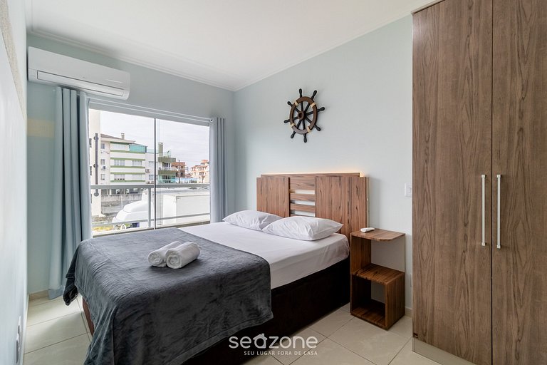 Apt c/ Churrasq. prox a praia em Ingleses ICT0104B