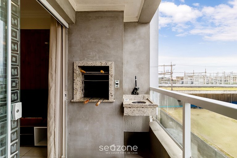 Apt c/ Churrasq. prox a praia em Ingleses ICT0104B