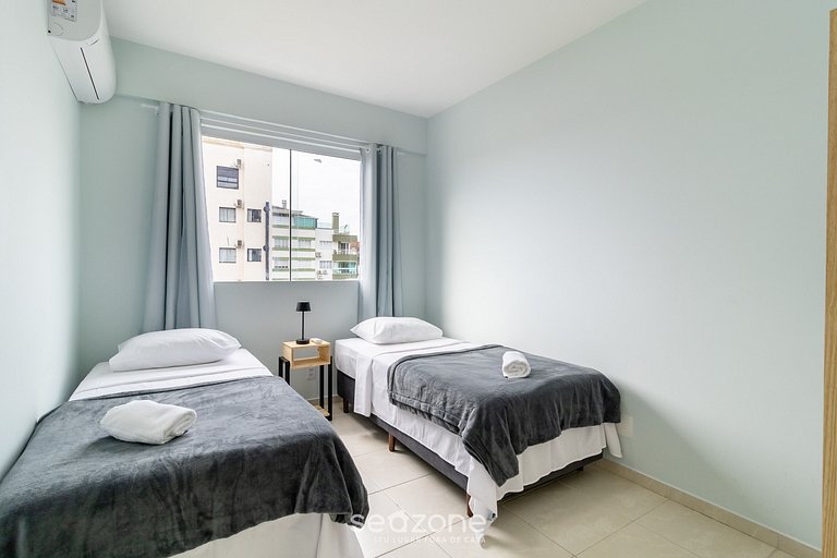 Apt c/ Churrasq. prox a praia em Ingleses ICT0104B