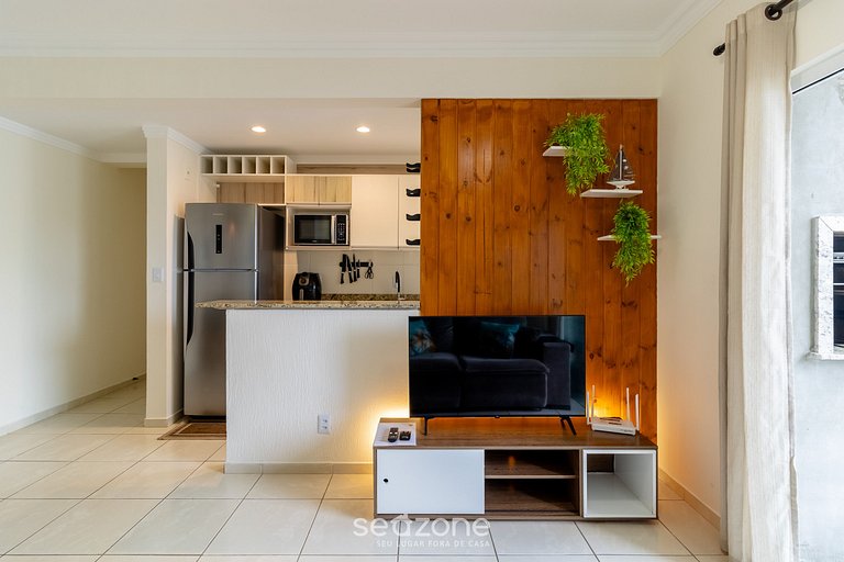 Apt c/ Churrasq. prox a praia em Ingleses ICT0104B