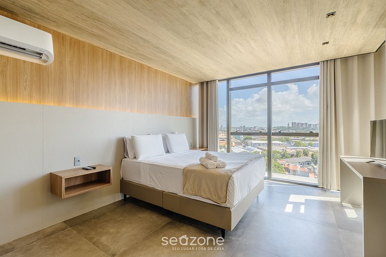 Apto c/ vista lateral al mar en Pajuçara – NWT1123