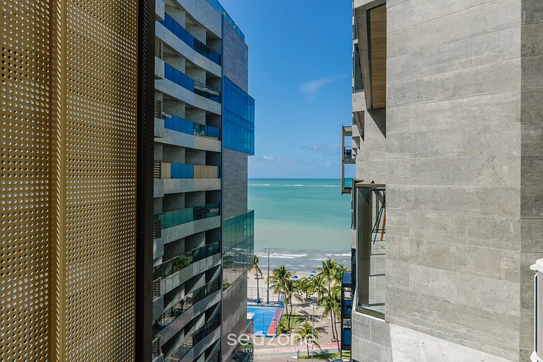 Apto c/ vista lateral mar na Pajuçara – NWT1123