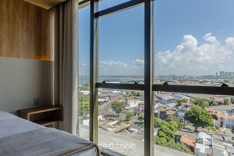 Apto c/ vista lateral mar na Pajuçara – NWT1123