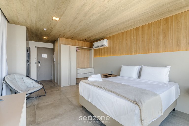 Apto c/ vista lateral mar na Pajuçara – NWT1123