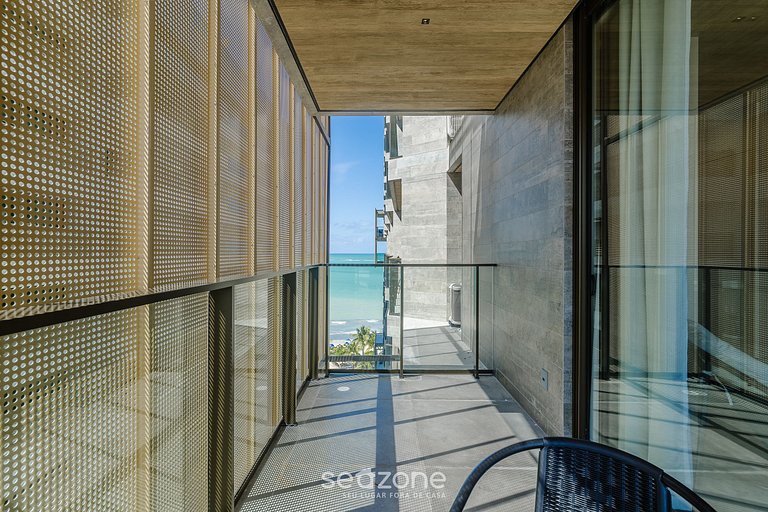 Apto c/ vista lateral al mar en Pajuçara – NWT1123