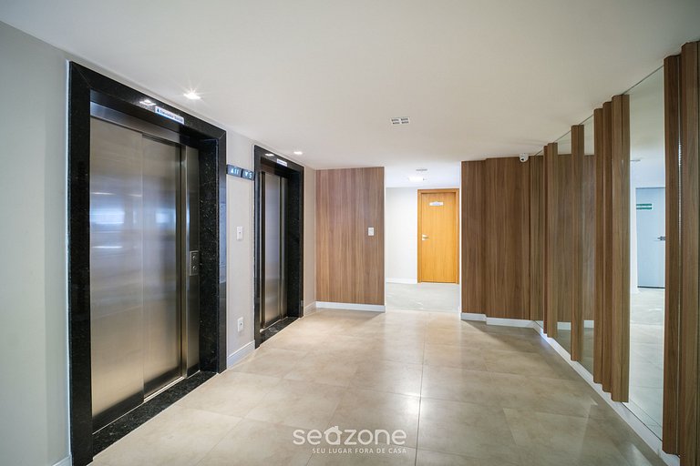 Studio vista mar em cond. c/ piscina - RGF0711