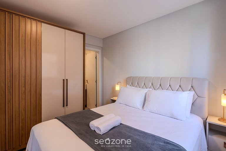 Apto c/ churrasq. vista mar 700m praia VNVA0801