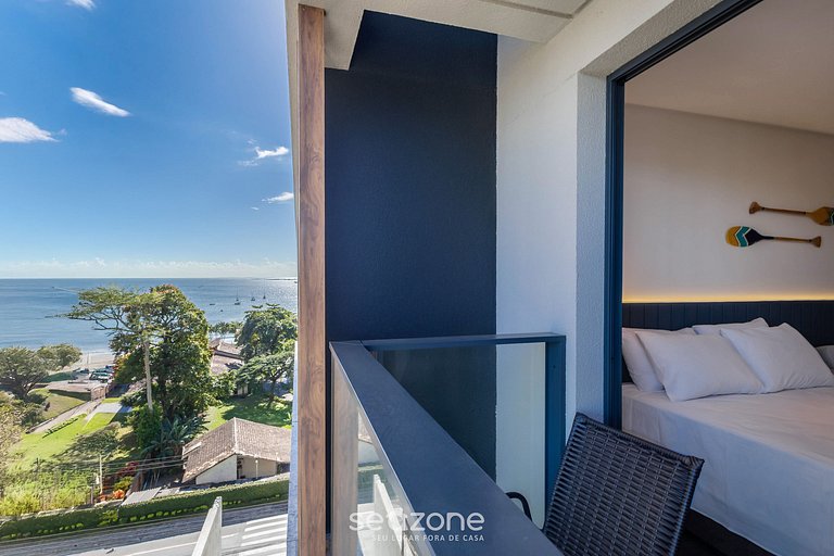 Apto completo, a pasos de la Playa Armação PSOA0707