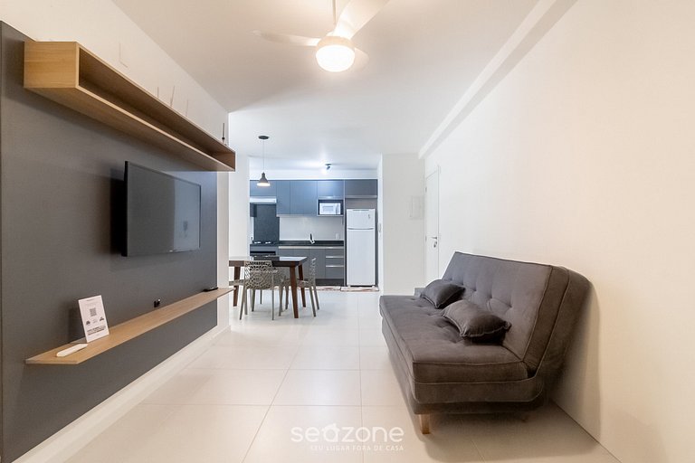 Apt 2Q c/piscina e churrasq. prox da praia MCB0103