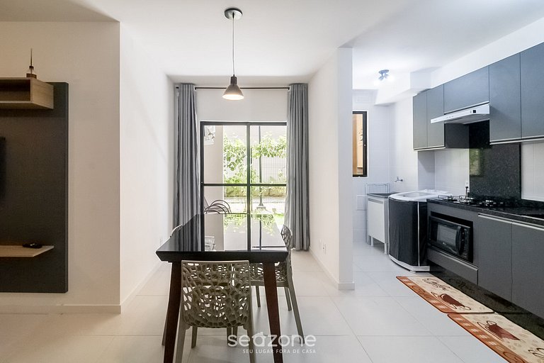 Apt 2Q c/piscina e churrasq. prox da praia MCB0103