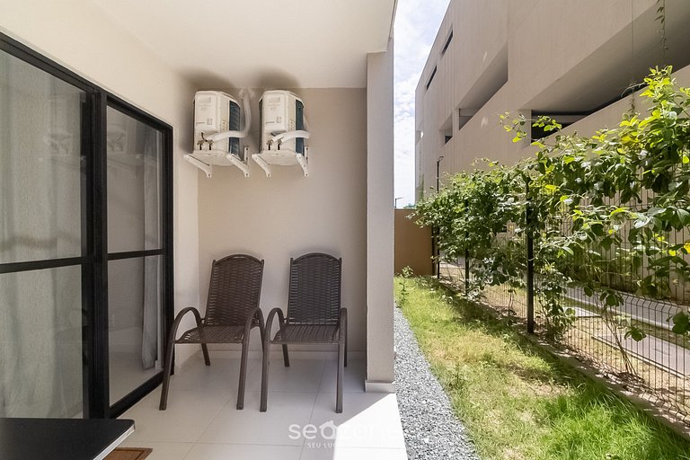Apt 2Q c/piscina e churrasq. prox da praia MCB0103
