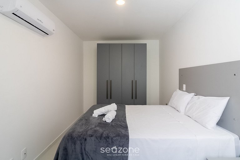 Apt 2Q c/piscina e churrasq. prox da praia MCB0103