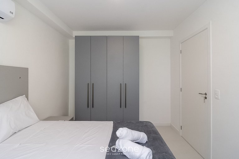 Apt 2Q c/piscina e churrasq. prox da praia MCB0103