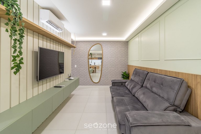 Apto completo c/ piscina 500m de la playa MCB0205