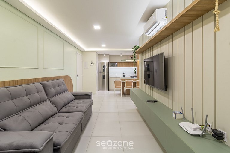 Apto completo c/ piscina 500m de la playa MCB0205