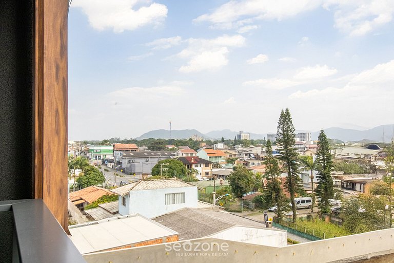 Apto a la orilla del mar c/ balcón y vista PSO0606