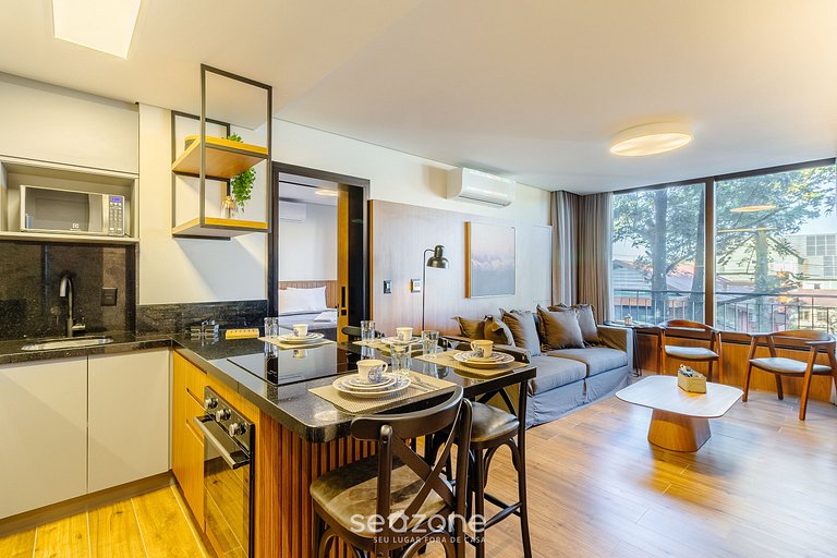 Apt 2hbtc cerca del Hard Rock Café Gramado DMS0106