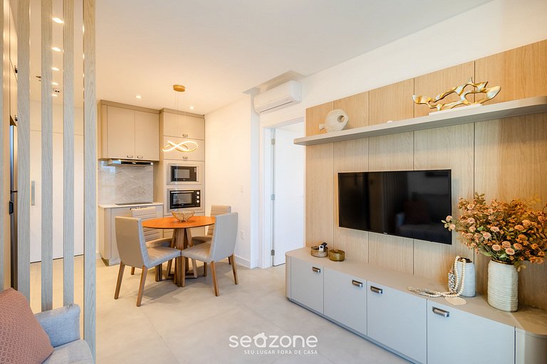 Apto c/ vista para o mar, 280m da praia - MHF1404