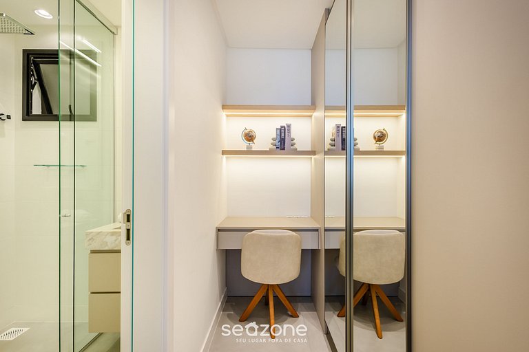 Apto c/ vista para o mar, 280m da praia - MHF1404