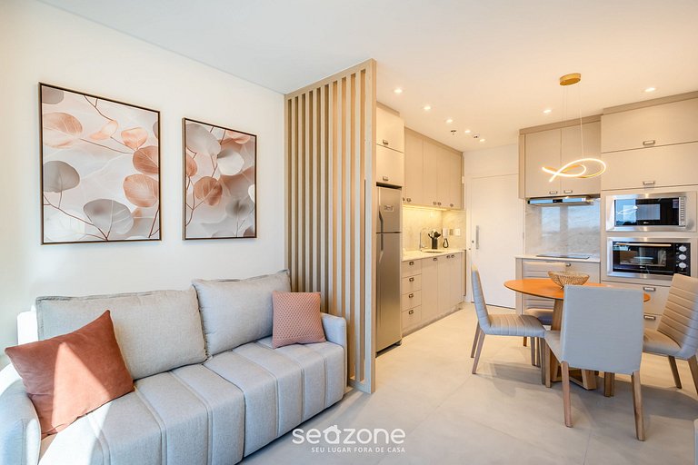 Apto c/ vista al mar, a 280m de la playa - MHF1404