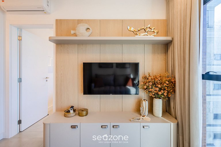 Apto c/ vista para o mar, 280m da praia - MHF1404