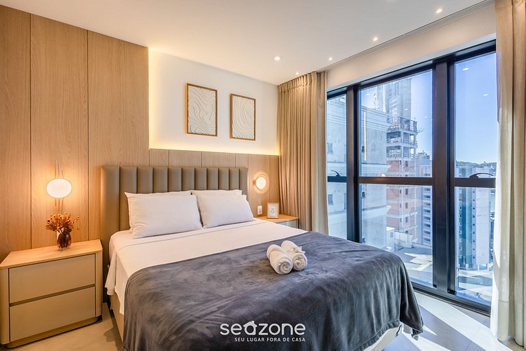 Apto c/ vista para o mar, 280m da praia - MHF1404