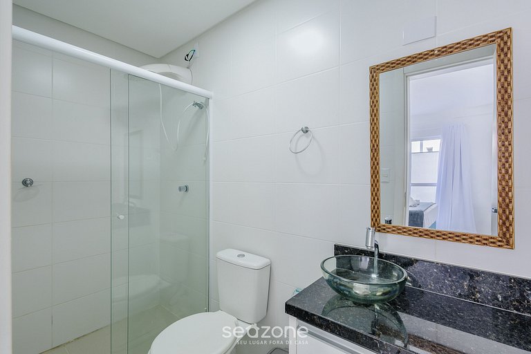 Apt c/ Churrasq. a 600m da Praia GEN0102