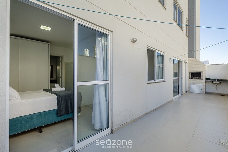 Apt c/ Churrasq. a 600m da Praia GEN0102