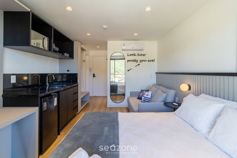 Studio c/ vista mar em cond. c/ piscina | PSOA1102