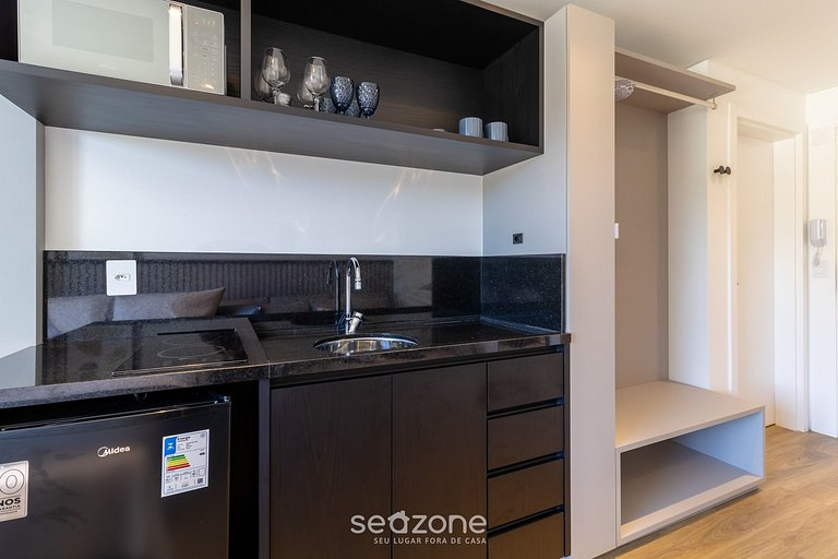 Studio c/ vista al mar, cond. c/ piscina PSOA1102