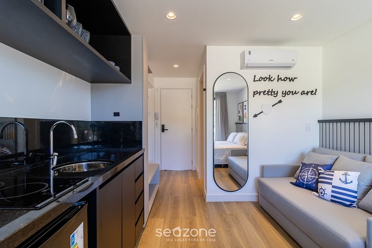 Studio c/ vista al mar, cond. c/ piscina PSOA1102