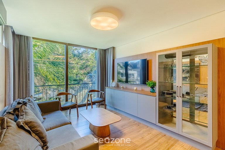 Apto sofisticado a passos da Rua Coberta DMS0104