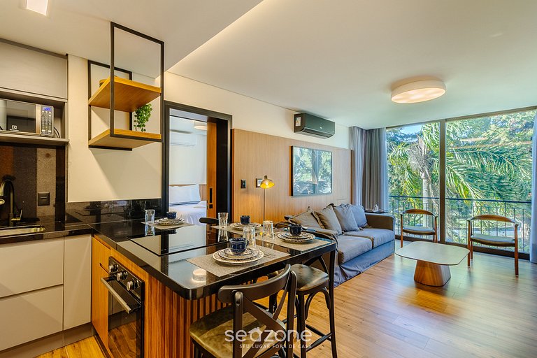 Apto sofisticado a pasos de la Rua Coberta DMS0104