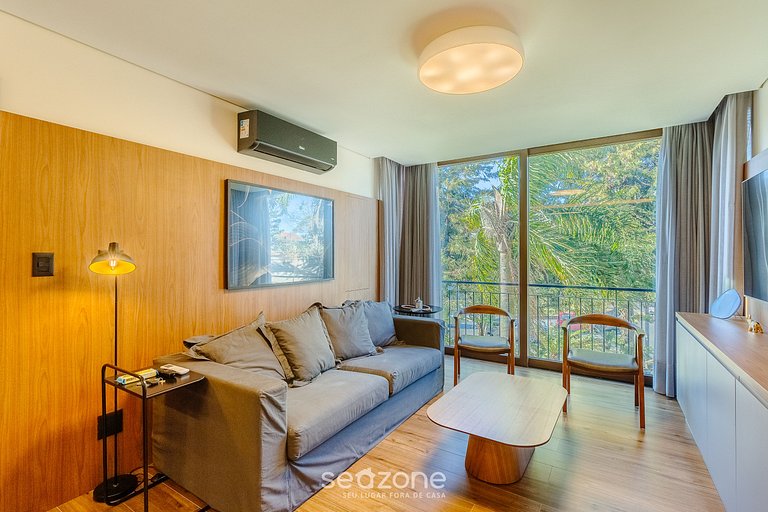 Apto sofisticado a passos da Rua Coberta DMS0104