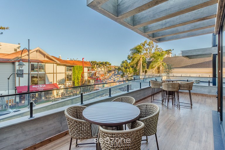 Apt c balcón, chimenea y vista en centro | DMS0107