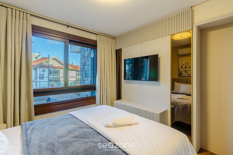 Apt c balcón, chimenea y vista en centro | DMS0107