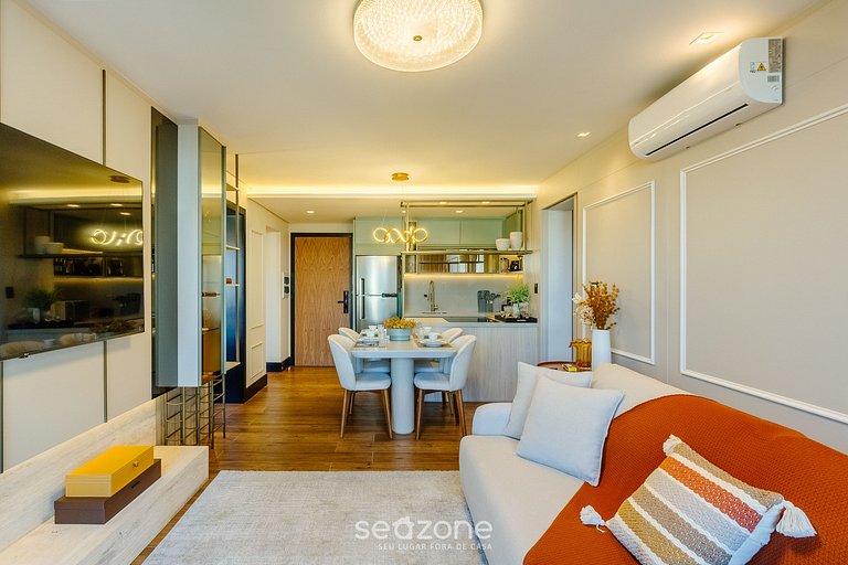 Apt c balcón, chimenea y vista en centro | DMS0107