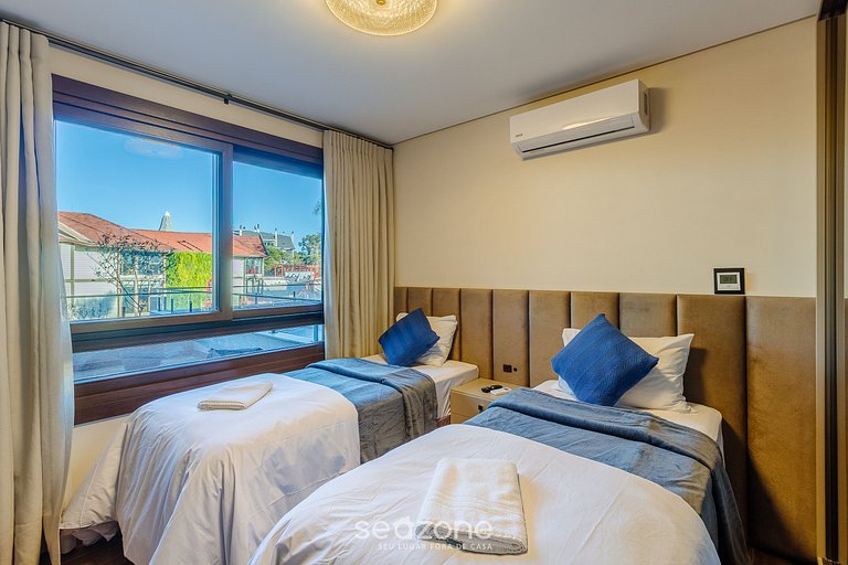 Apt c balcón, chimenea y vista en centro | DMS0107