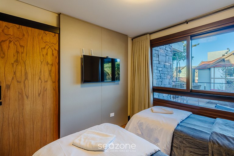 Apt c balcón, chimenea y vista en centro | DMS0107