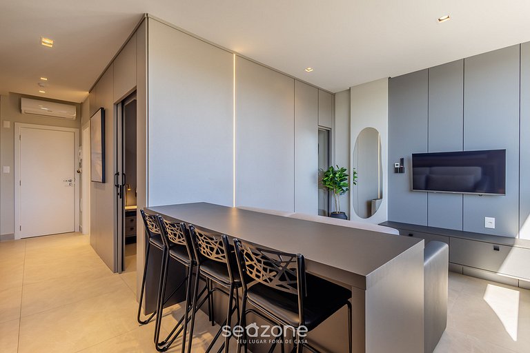 Estudio c/ piscina 500m del mar - ELF0401