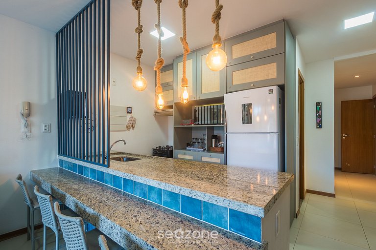 Casa c/ balcón y 2 habitaciones - Imbassaí SOV0002