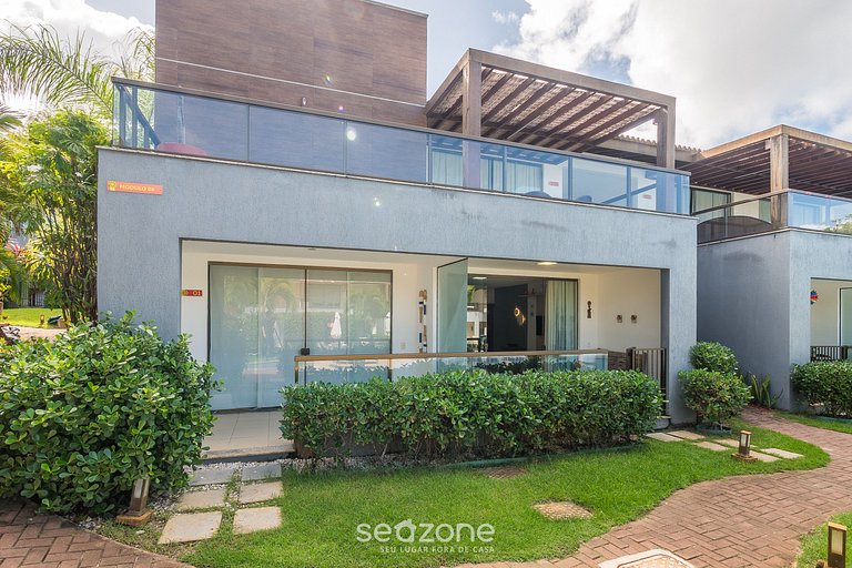 Casa c/ balcón y 2 habitaciones - Imbassaí SOV0002