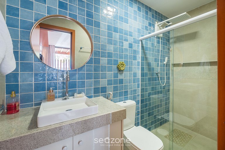 Casa c/ balcón y 2 habitaciones - Imbassaí SOV0002