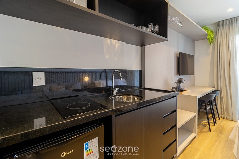 Studio junto al mar con balcón - PSOA1007