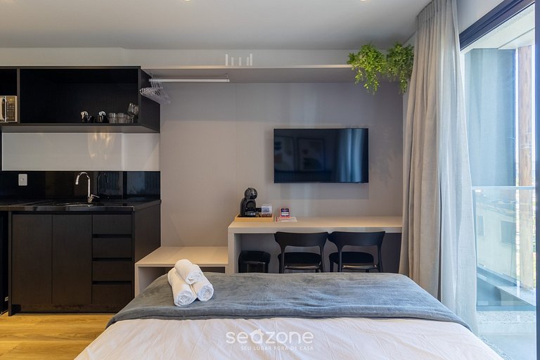 Studio junto al mar con balcón - PSOA1007