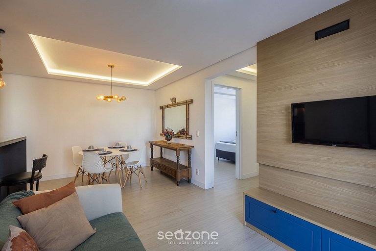 Apto 2Q c/ piscina e churrasq 210m - CSI0302