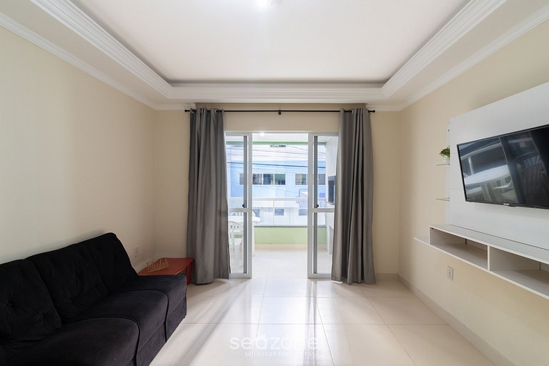 Apto con Balcón y Parrilla a 78m del Mar OBS0101