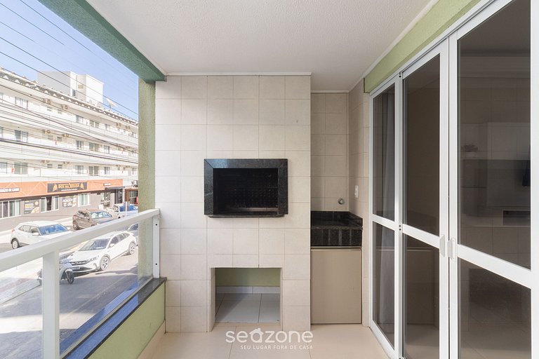 Apto con Balcón y Parrilla a 78m del Mar OBS0101